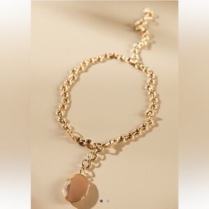 Anthropologie Chunky Locket Necklace, NWOT